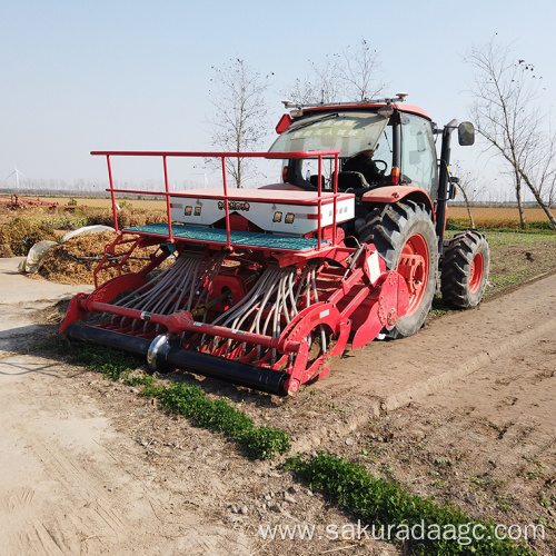 How to use the traditional trailed planter